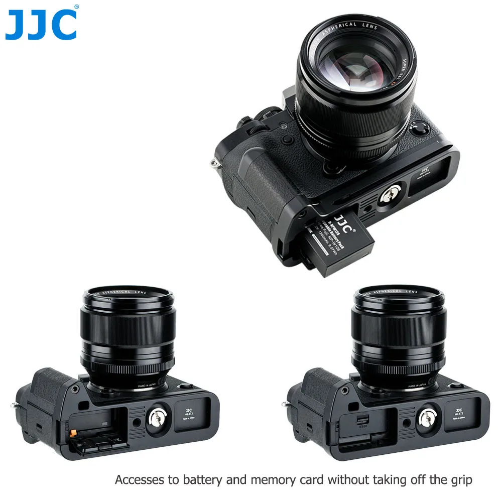 JJC Камера Quick Release Plate L кронштейн держатель рукоятка для ЖК-дисплея с подсветкой Fujifilm X-T3 X-T2 XT2 XT3 Камера s заменяет Fuji MHG-XT3 MHG-XT2