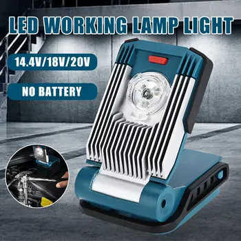 

14.4V/18V/20V LED Working Light Lamp Li-ion Battery Supply for Makita Battery Electric Tool Power Tool Part Home Decoration
