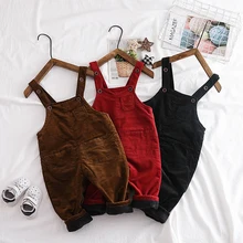 Рост 80-100 см, новинка, зимний утепленный комбинезон для мальчиков и девочек, детский Модный Стильный комбинезон