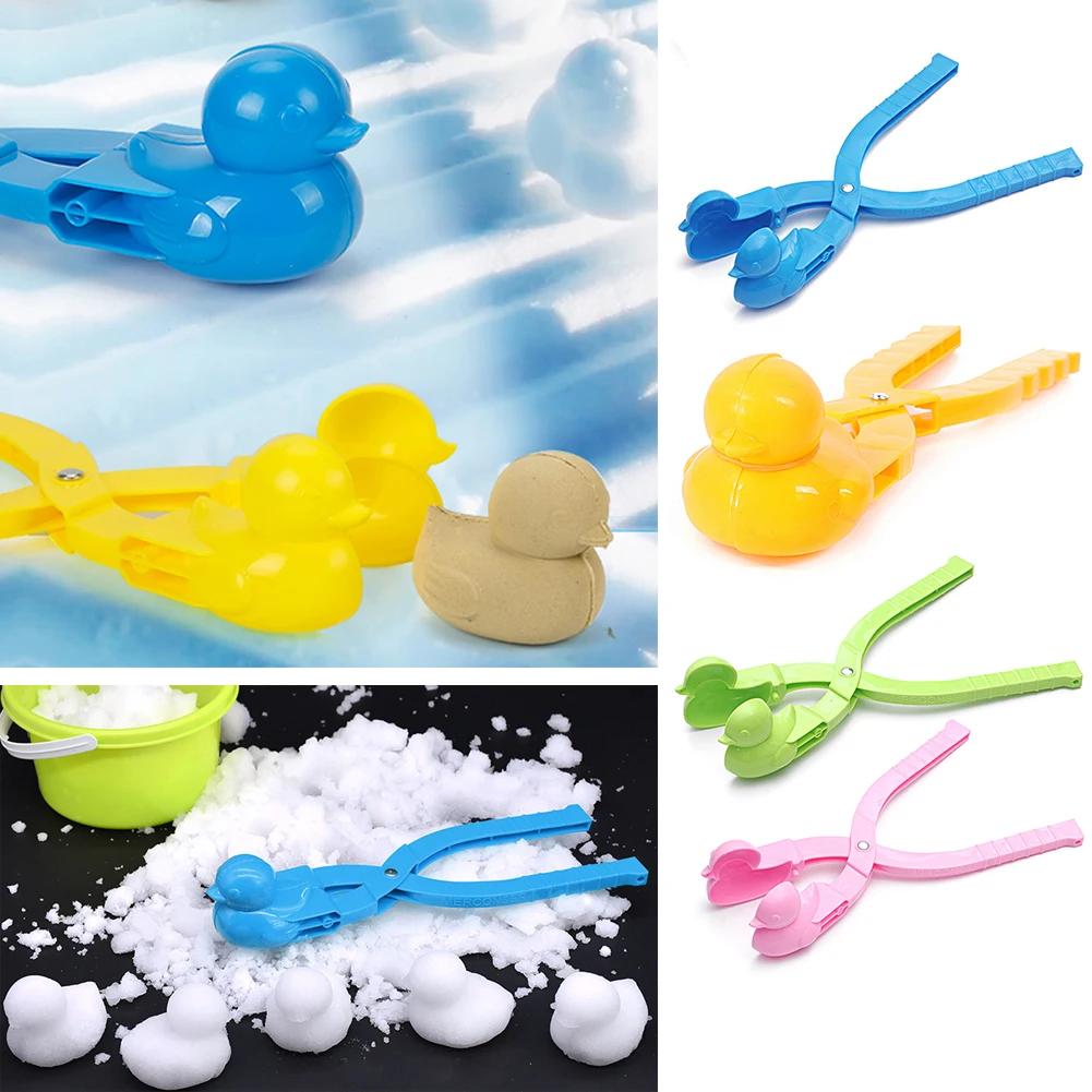 3D Soccer Snowball Maker Mold Kid Winter Outdoor Snow Sand Making Mould Toy Toys 
