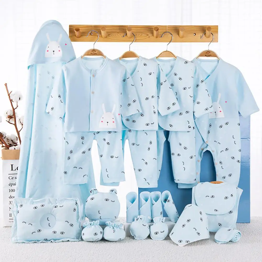 

Kidlove 22pcs Infant Cartoon Print Newborn Clothes Set Cotton Infant Clothing Suit Baby Girl Outfit New Clothes Gift