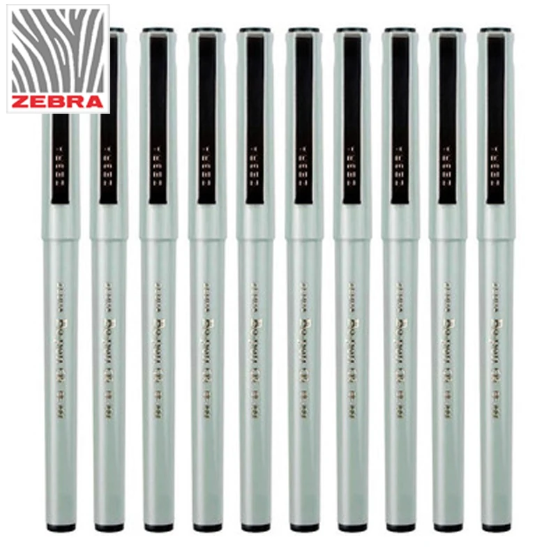 

12 Pcs/Lot Zebra BE-100 Gel Pens 0.5mm gel pen blue/black/red ink financial pens Writing Supplies Office & School Supplies