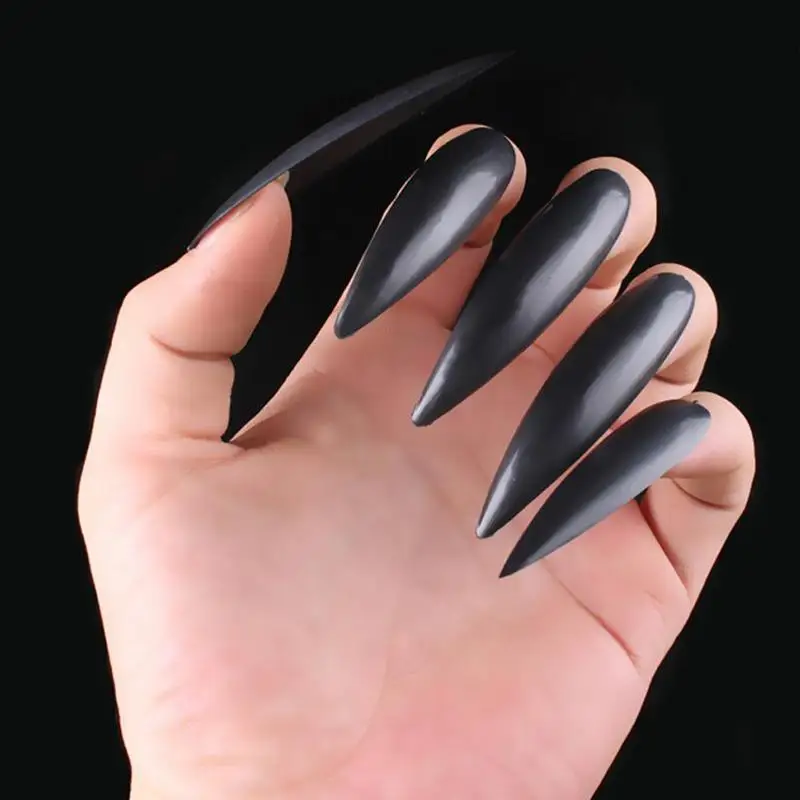 Funny Long Ghost Finger Nail Halloween Scary Zombie Cosplay Witch Nails 3 Color Can Choose Party Diy Decorations Aliexpress