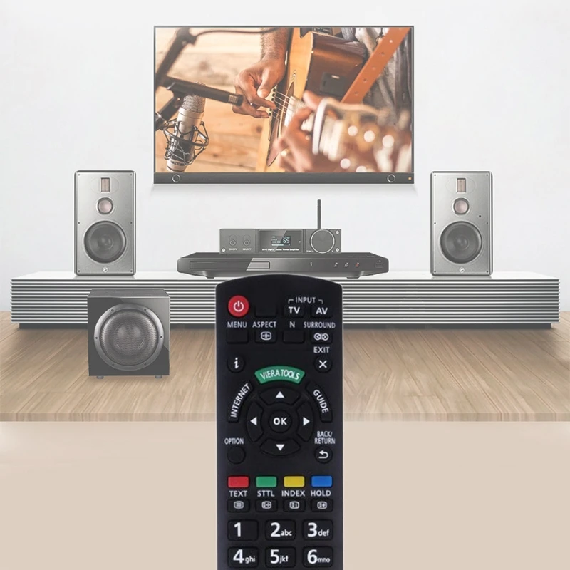 TV Remote Control N2QAYB000487 Vierra Tools Compatible with models: TX-P42S20B TX-P37C2B TX-P42C2B TX-P46S20B TX-P50C2B | Электроника