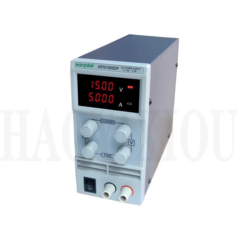 Высокое качество KPS1505DF 15V5A 110 V-230 V 0,1 V/0.001A ЕС светодиодный цифровой Регулируемый преобразователь питания постоянного тока mA дисплей