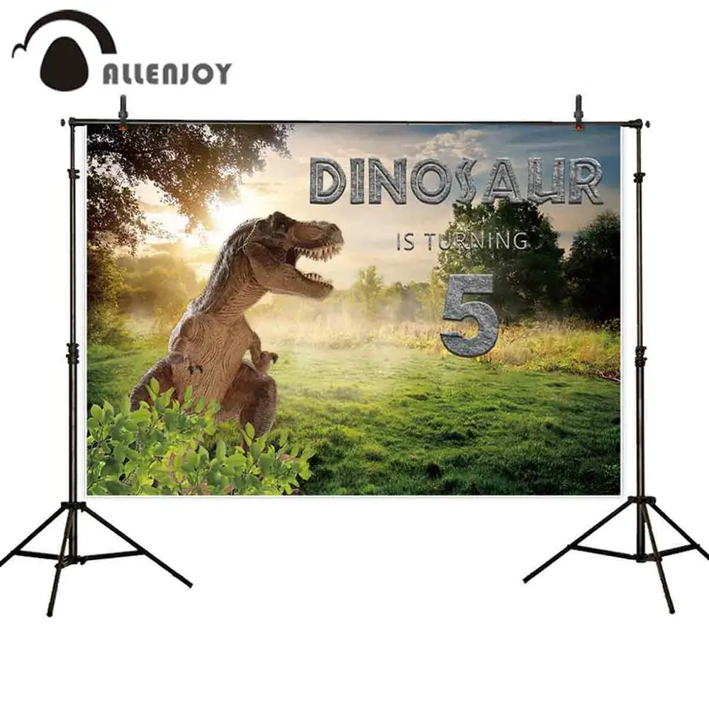Allenjoy фоны для фотосъемки динозавр рай Юрского периода персонализированный день