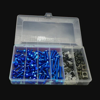 

Universal motorcycle fairing screws Nuts CNC Body Bolt Kit Fastener FOR honda cbr 1000rr cbr1100xx kawasaki ninja zx6r 2007