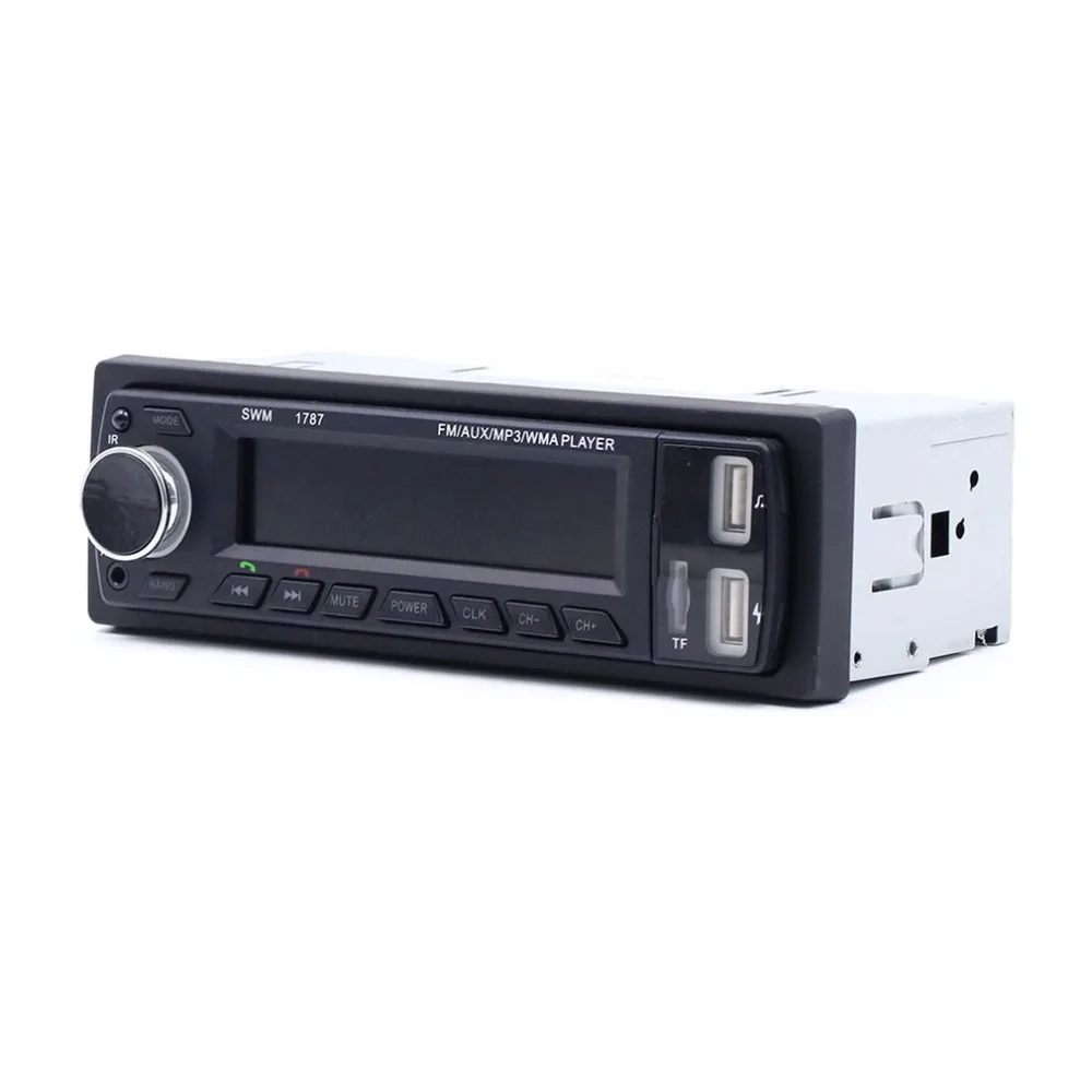 Автомобильный MP3 USB AUX плеер двойной usb зарядка Поддержка Радио Bluetooth безопасная функция цифровой карты памяти