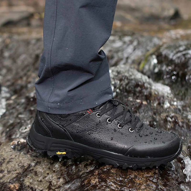 Xiaomi полная кожа V подошва Водонепроницаемая Уличная обувь водно-болотные земли Анти-занос, удар впитывающие кроссовки для альпинизма спортивная обувь