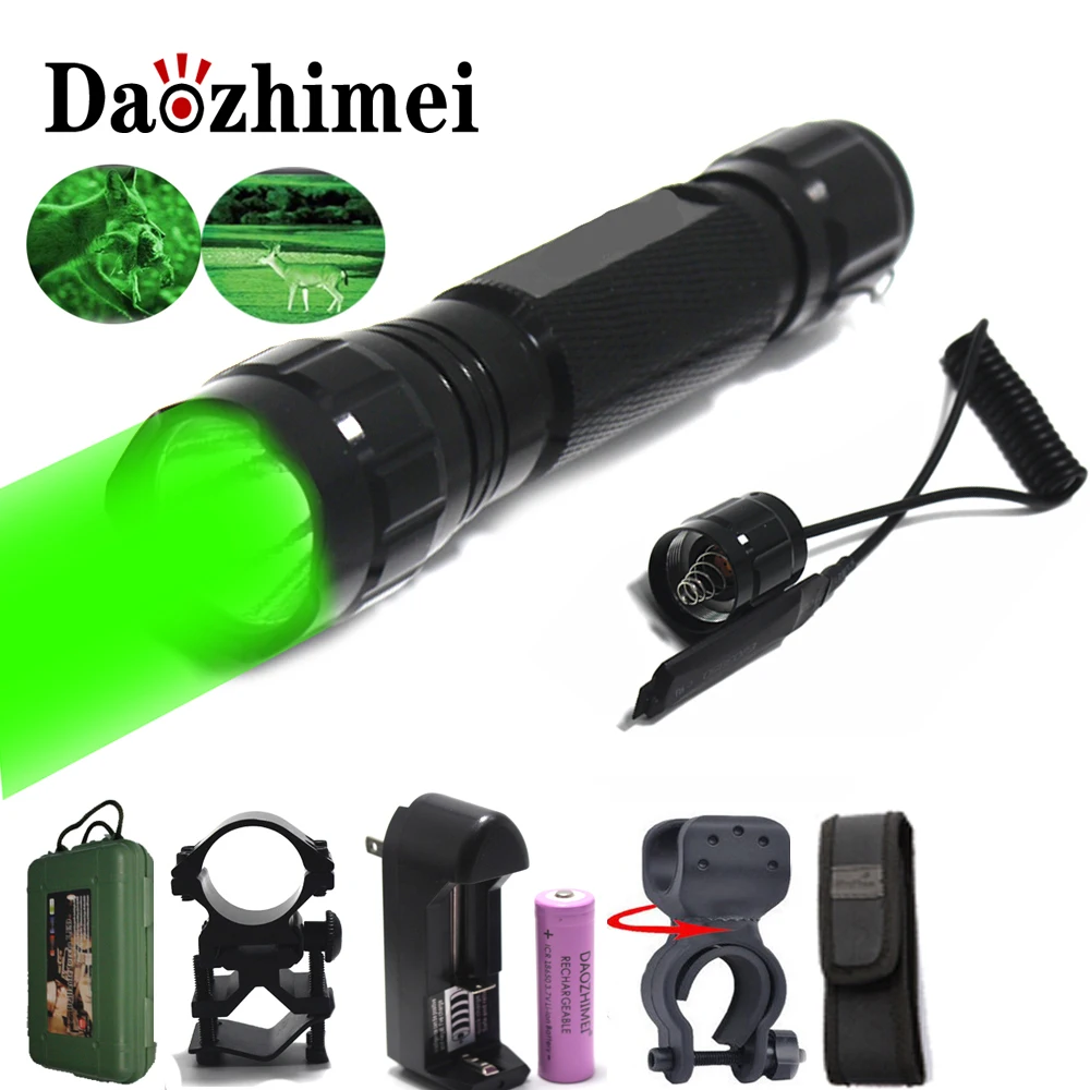 Белый/зеленый/красный/синий/UV/ 501B XM L T6 Q5 светильник светодиодный тактический