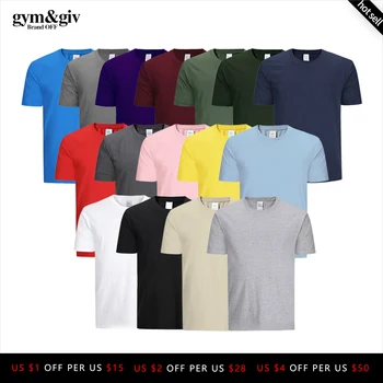 

2019 Brand Clothing 16 colors Tees Men Fitness T-shirts Mens O neck Man T-shirt For Male Tshirts XS-3XL Euro Size Top&Tee