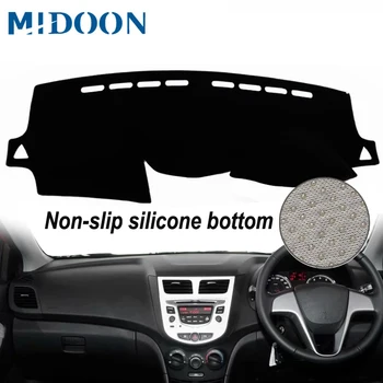 

MIDOON For Hyundai I25 Accent Solaris Verna 2010 2012 2013 2016 Car Styling Covers Dashmat Dash Mat Sun Shade Dashboard Cover Su
