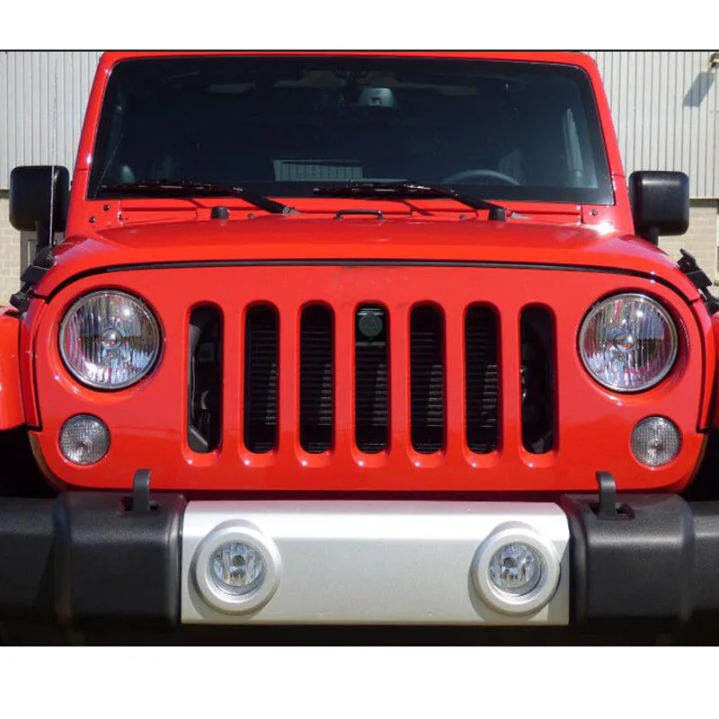 Для Jeep Wrangler JK 07 18 решетка капота Комплект блокировки переднего отсека для