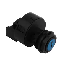 Panel de interruptor de encendido para motocicleta con llave DC12V 10A, interruptor de arranque Interior, Panel Compatible con Polaris RZR Brutus (negro)