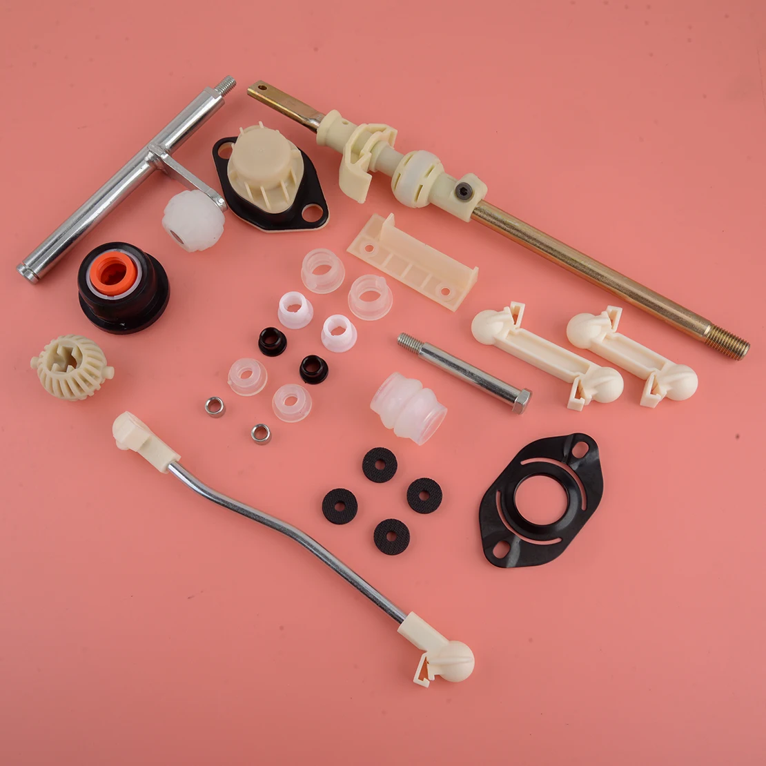 Manual Transmission Gear Shift Stick Repair Kit Fit for VW Golf Jetta II/ MK2 Seat Toledo MK1 191711190B 191711595 gear shifter gearbox control cable repair kit