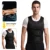Мужчины Body Shaper Сауна Жилет Талия Тренер Двойной Пояс Пот Рубашка Корсет Топ Живот Похудение Корректирующее Белье Сжигание Жира Фитнес Топ