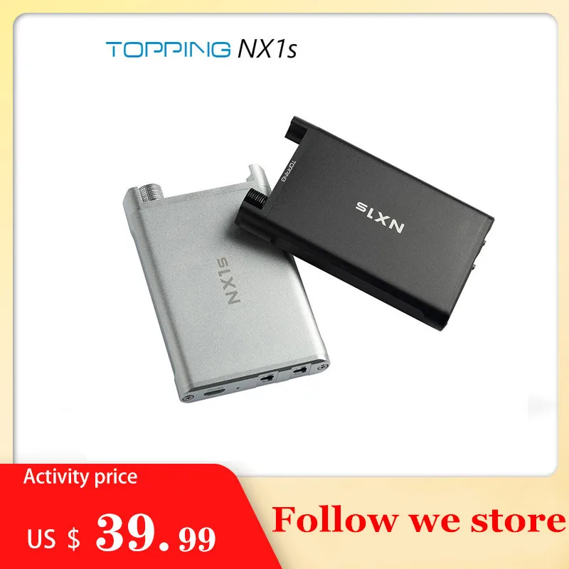 Topping NX1s Mini Portable Hi Res OPA1652 LMH6643 HiFi Audio Digital Headphone Amplifier