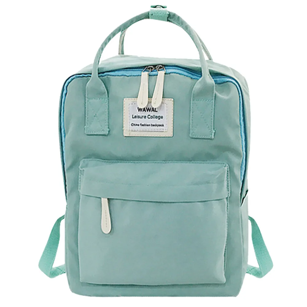 Корейский стиль, холщовый рюкзак для женщин, Простой Модный молодежный рюкзак для путешествий, школьная сумка для отдыха, сумка-тоут для девочки-подростка, сумка на плечо - Цвет: GY