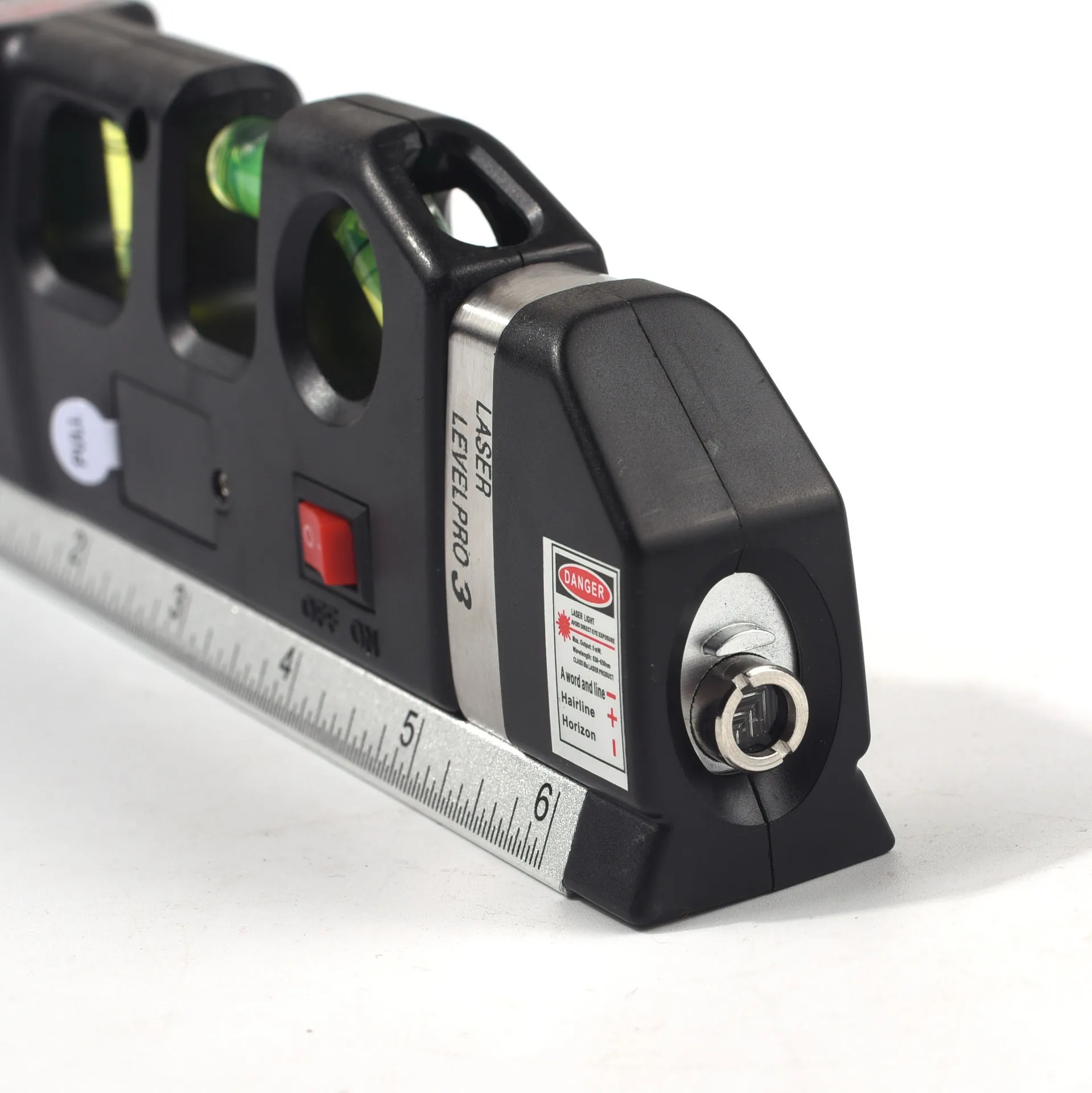 Оптический инструмент лазерный уровень вертикальный уровень 8 футов средства несколько средств в режиме реального времени Стандартный измерительный лазер - Цвет: Черный