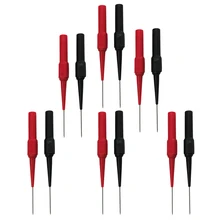 12 pcs Needle Piercing Tester Test Probes with 4mm Banana Socket for Multimeter for Auto Maintainance