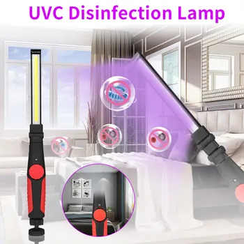 

Handheld Uvc Sterilize Lamp LED Sterilizer Disinfection Foldable Uv Lamp Household Sanitation Germicidal Mite Disinfect Light