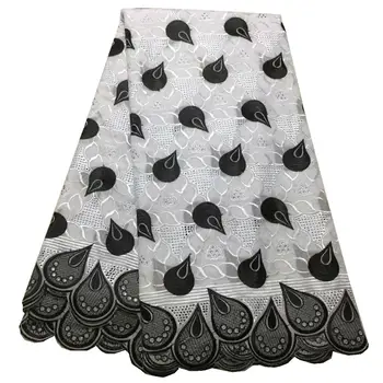 

African Cotton Lace Fabirc Swiss Voile Lace In Switzerland Net Lace Fabric African Lace Fabric with Embroidery Mesh Tulle Lace
