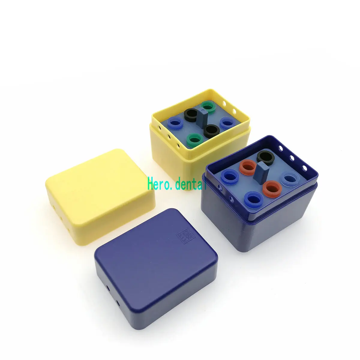 2 шт. стоматологические Enodontic Эндо коробка блок держатель Autoclavable для Gutta Percha точки стоматологические инструменты - Цвет: mixed