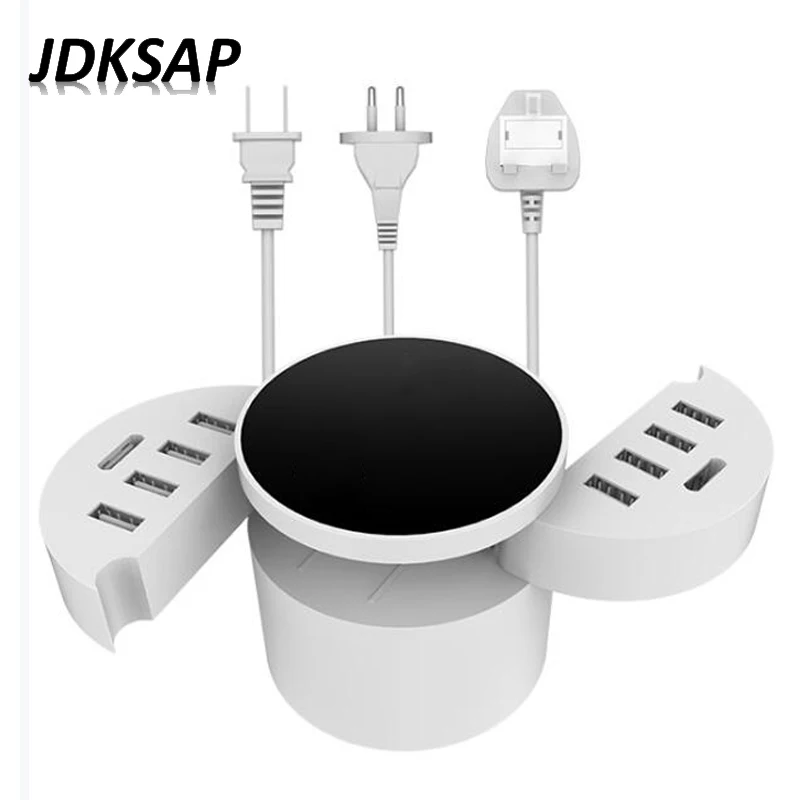 Универсальное зарядное устройство с 10 USB портами и умным распознаванием|Зарядные