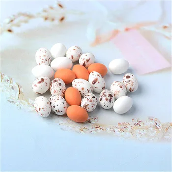

20pcs/bag Simulation Eggs Play Food Accessories Slime Toys Super Light Clay Playdough Additives Slider DIY Decoration Materials