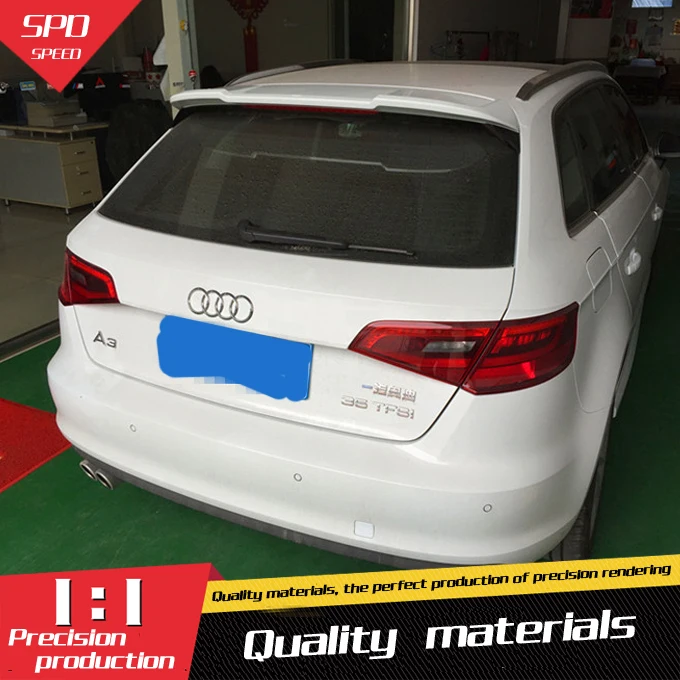 Спойлер для Audi A3 хэтчбек высокое качество абс материал заднее крыло автомобиля