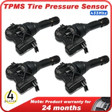

4Pcs 40770-4CB0B TPMS Tire Pressure Sensor 433mhz For NISSAN Altima Micra Leaf ROGUE Leaf Infiniti QX50 2016 2017 2018 2019