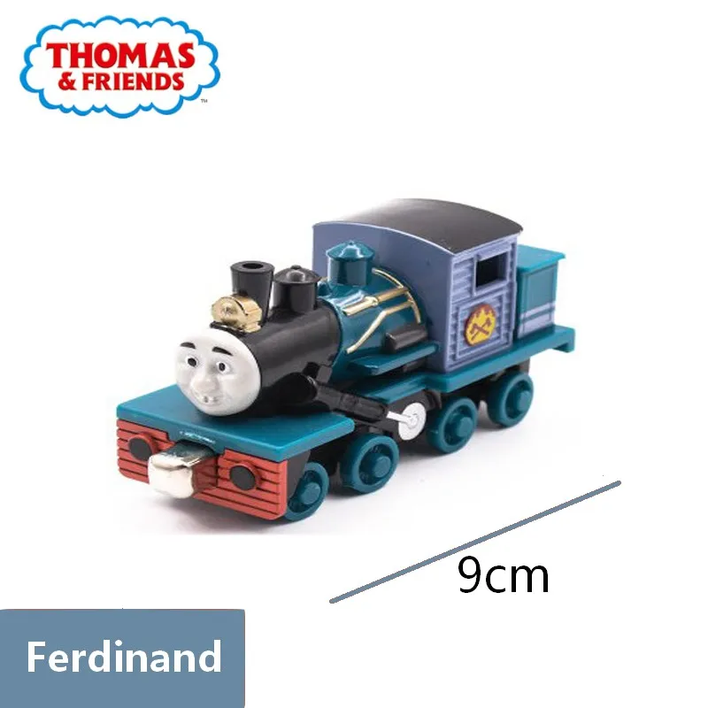 Thomas and Friends Strackmaster 1:43 Двойные головки Mighty Mac фиолетовый поезд модель сплава Магнитный трек мальчик игрушка подарок на день рождения - Цвет: Ferdinand