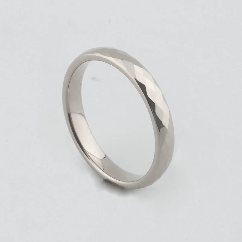 3 мм Alliance женское кольцо золотого цвета вольфрамовые кольца для женщин многогранные мужские и женские ювелирные изделия обещания обручальные кольца