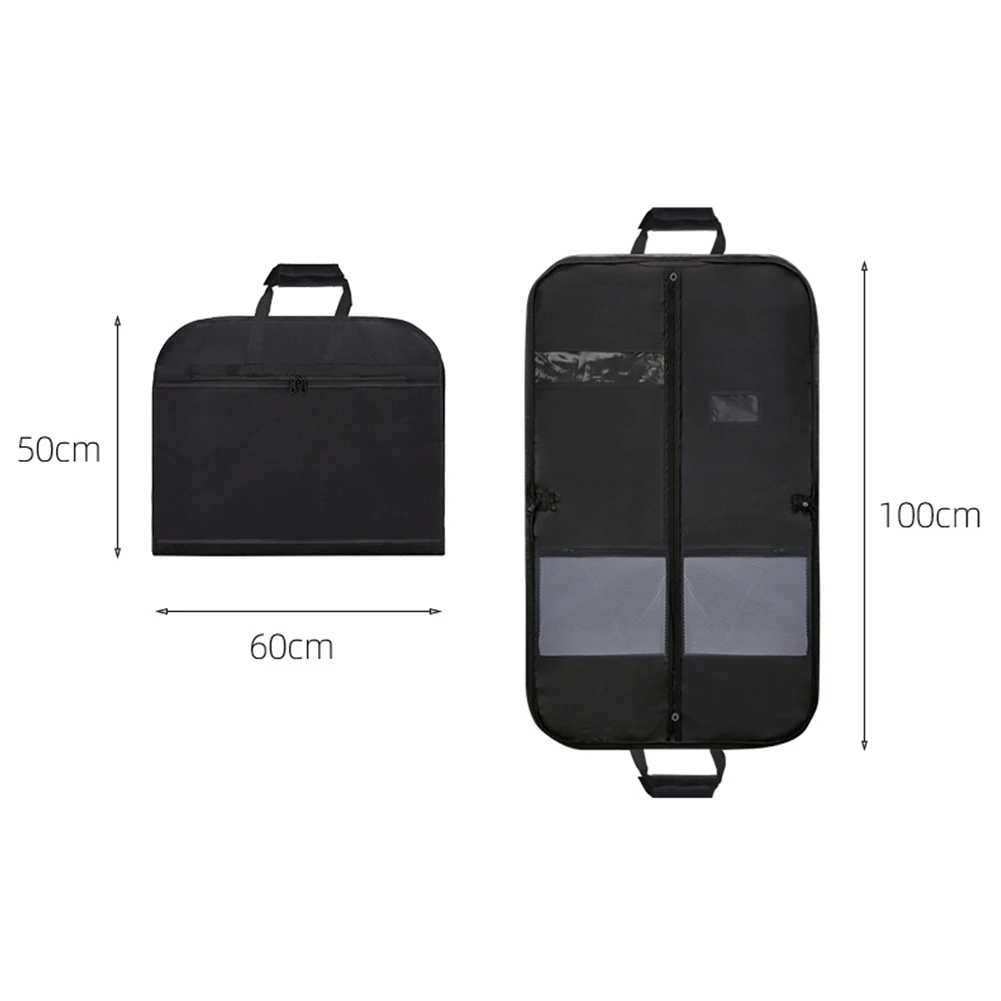 Home Garment Washable Suit Storage Bag Hanging Travel Jackets T Shirts Wardrobe Coat Organizer Anti Dust Oxford Cloth Thicken