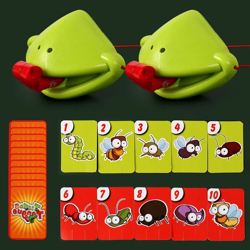 Chamäleon Zunge Spielzeug Bug Catch Brettspiel Frosch Mund Mode Spielzeug 