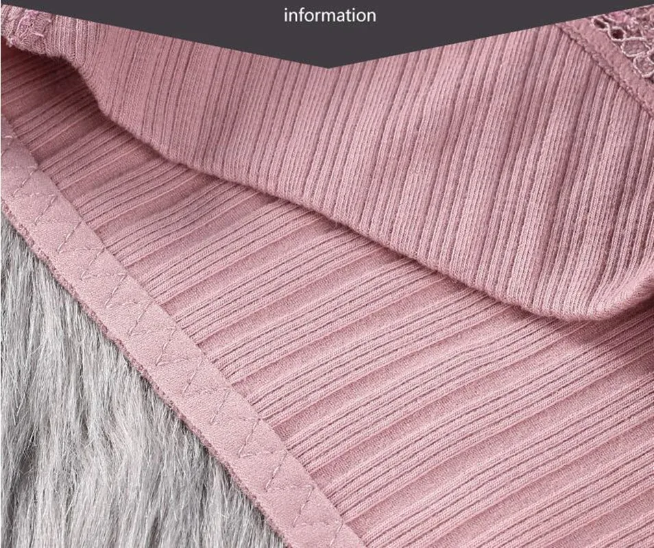 2PCS Rib Stretch Cotton Maternity Panties with Lace Low Waist Belly Underwear Clothes for Pregnant Women Pregnancy Briefs