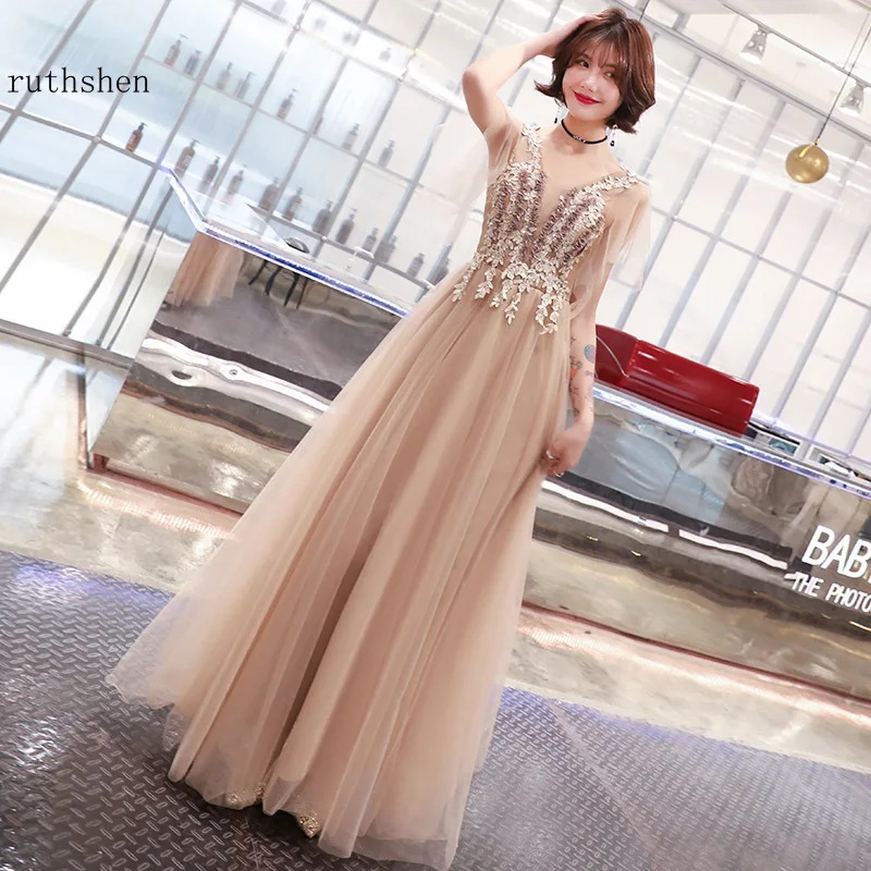 Вечерние платья длинное платье De Soiree A Line женское платье Vestidos De gala кружевное официальное платье из тюли вечерние платья