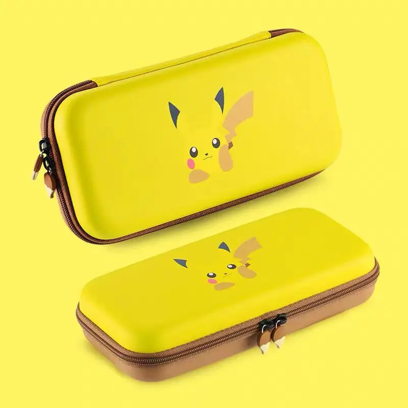 For Nintendo Switch Protection Bag Leather Card Slot Storage Bag Anti-fall Protection Set NS Game Hard Shell Storage Box