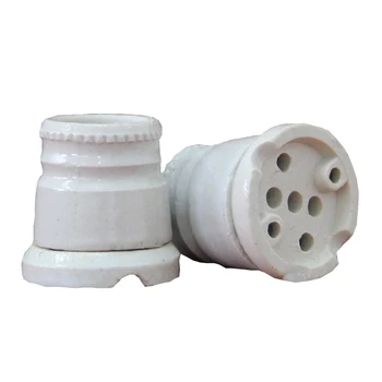 

12pcs E27 Lamp Base Ceramic Universal Screw Lamp Fittings Light Bulb Seat Energy Saving Lamp Holder