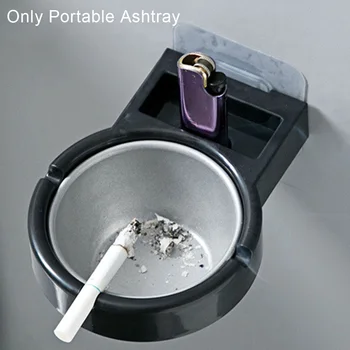 

Jewelry Portable Ashtray Easy Install Coins Smokers Wall Mounted Storage Cup Bathroom Removable Home Office Stainless Steel