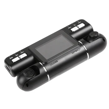 

Dual Lens 360 Degree Car Driving Recorder HD Car Mini Wide Angle Front And Rear Monitoring 5 Million Pixels