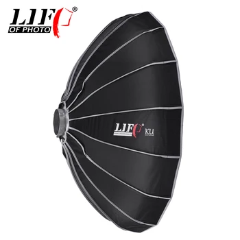 

LIFE OF PHOTO Hexadecagon Soft Box Umbrella Design Parabolic Softbox Photography Lighting Modifiers for Studio Light and Flash