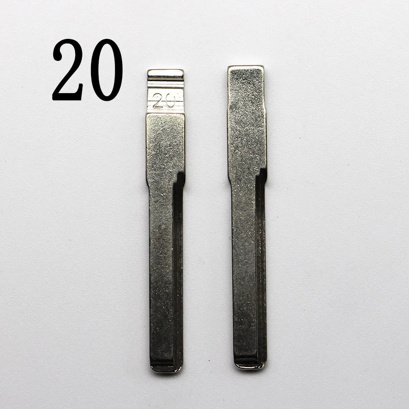 20 20-50#20#22#25#26#27#28#29#31#38#39#40#50# лезвие ключа автомобиля embryo ключ автомобиля Embryo замена головки ключа - Цвет: 20