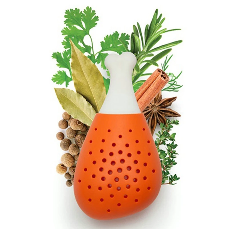 Голень формы силиконовые травы и специи Infuser куриные ноги Силиконовый Фильтр для
