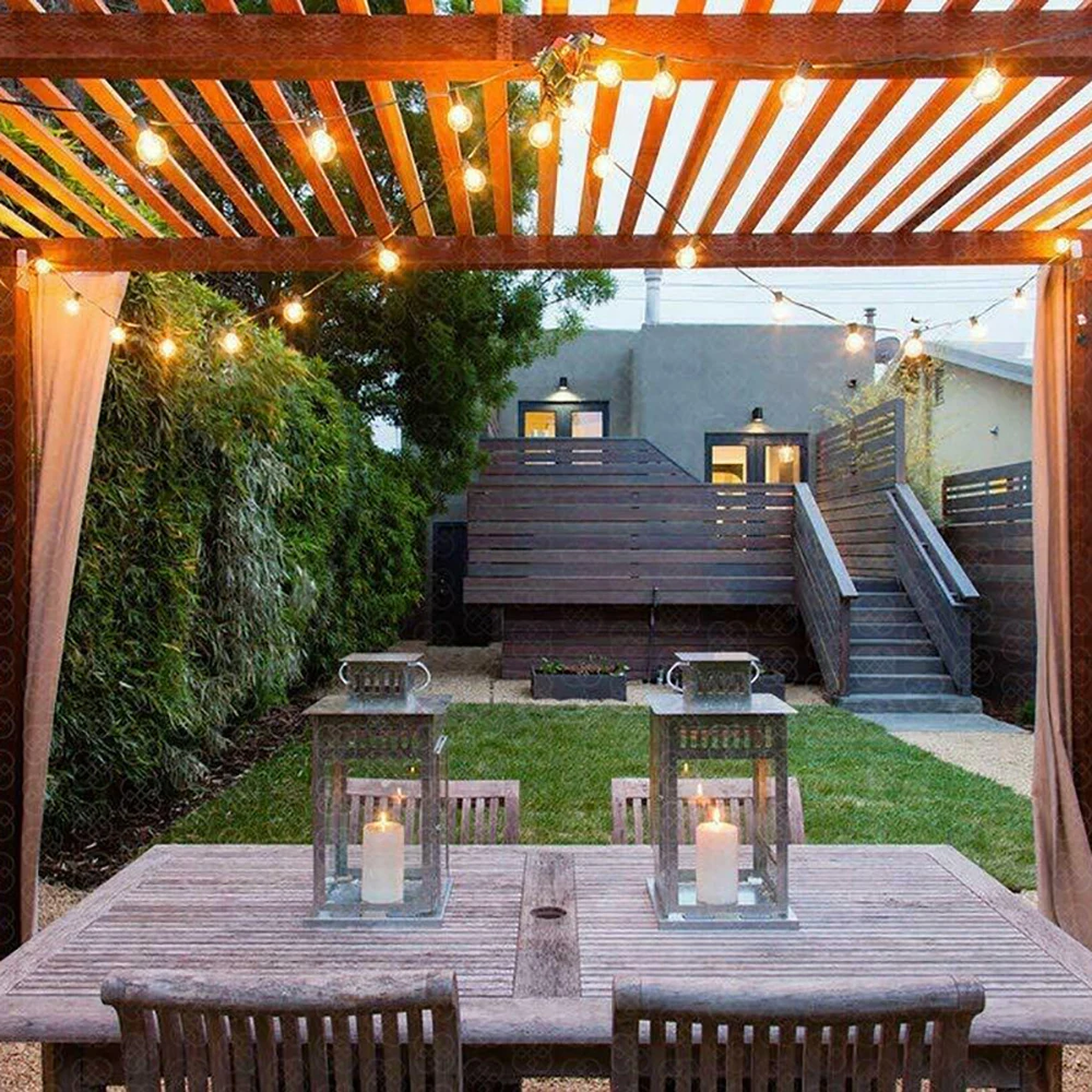 Mpow 37m LED String Light Christmas Lights Outdoor Waterproof Light Bulb AC110V220 Garland Christmas Decoration Party Backyard (7)