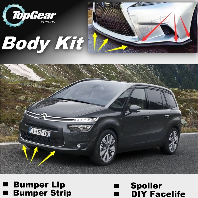 Spojler Zderzaka Deflektor Usta Dla Citroen C4 Picasso Przedni Spoiler Spódnica Dla Najlepszych Biegów Przyjaciele Tuning Samochodu Widok/Body Kit / Strip - Aliexpress Automobiles & Motorcycles