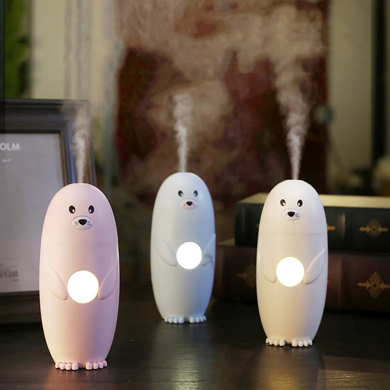 

250ML Mini Air Humidifier Pet USB LED Night Light Diffuser Car Mist Maker Refresher Humidification For Office&Home