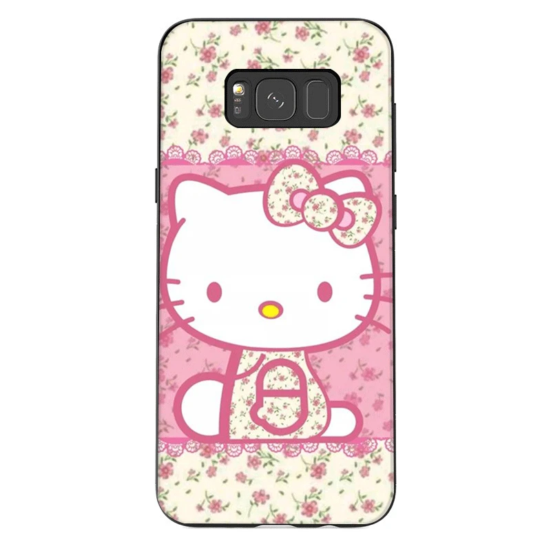Чехол для телефона Samsung J6 A70 A60 A50 A40 A20 A30 A10 A7 A6 A5 A3 A8 A9 милый чехол Hello