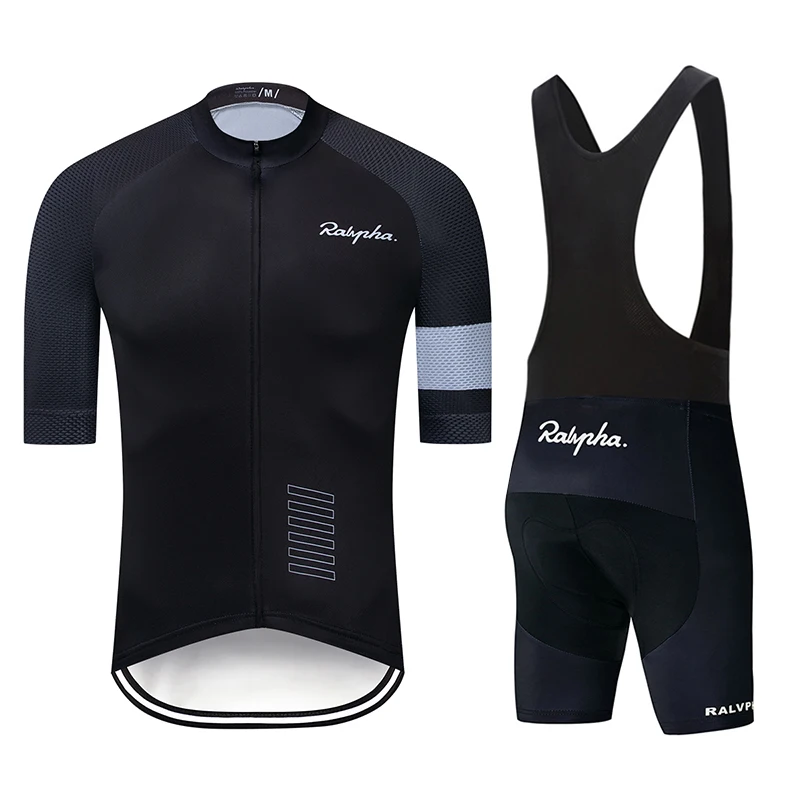 raphaing Men Summer Bike Clothing Breathable Anti-UV Bicycle Wear Short Sleeve Cycling Jersey Sets Ropa Ciclismo Maillot gobike