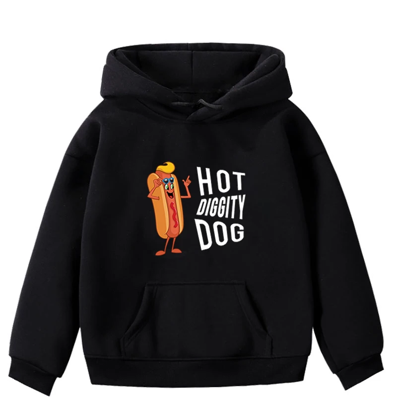 Hoodies 13 Толстовка с принтом собаки для девочек, детский пуловер для маленьких мальчиков и девочек на осень г., одежда милые толстовки хлопковые топы для детей от 2 до 14 лет - Цвет: Hoodies 13